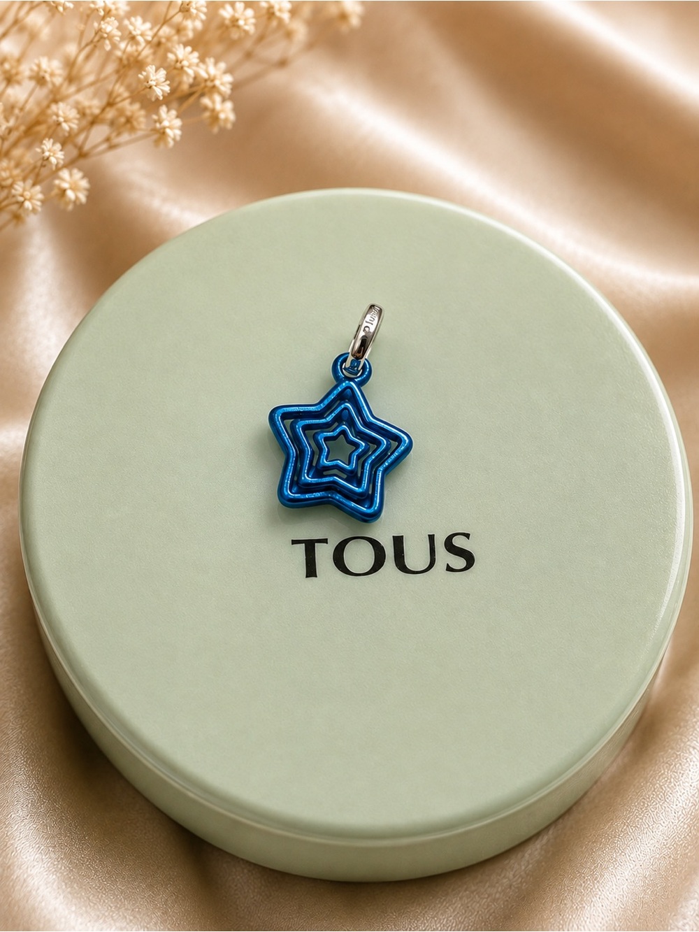 Sterling silver 925 Blue Star Pendant Charm